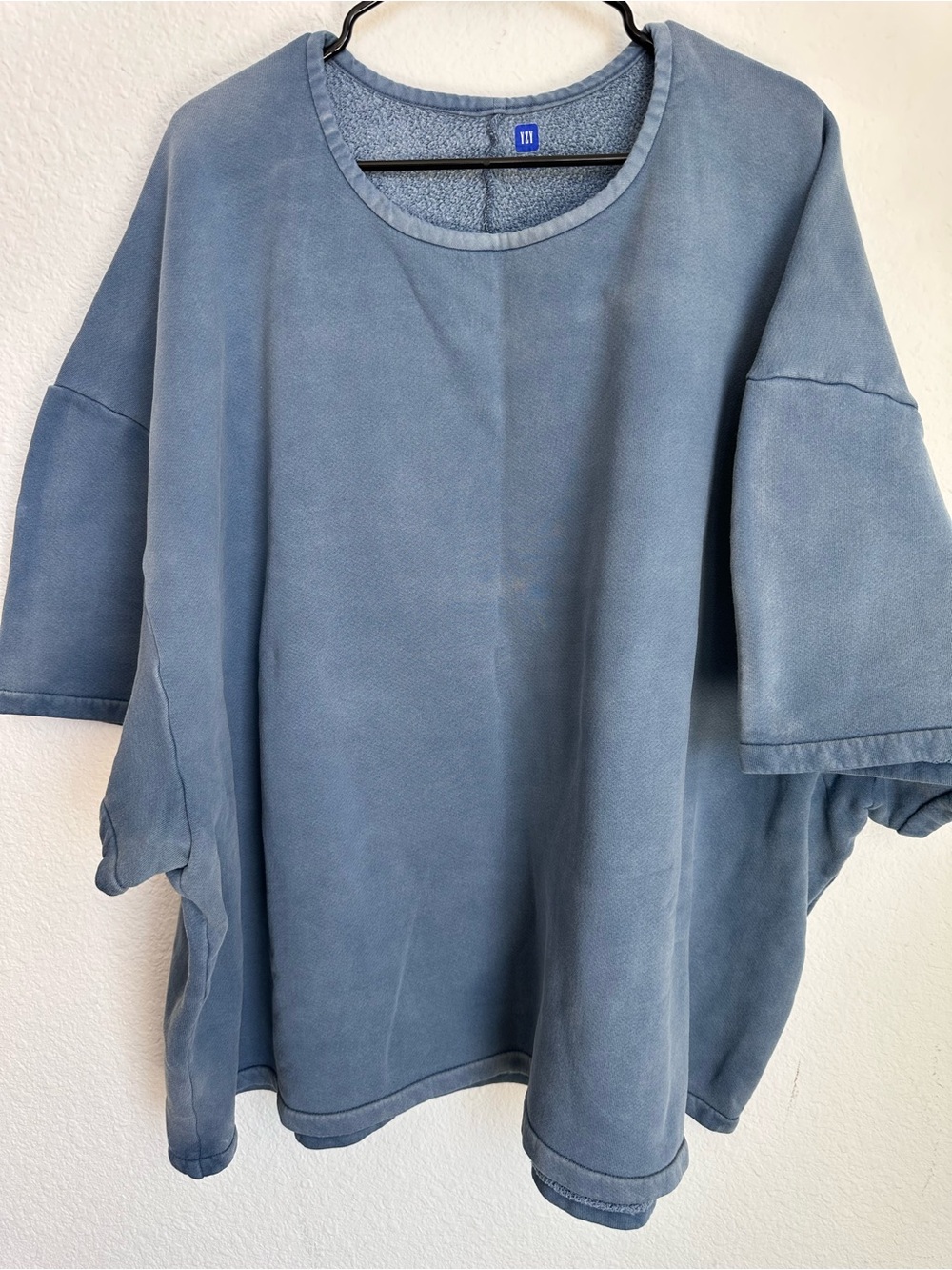 Yeezy Gap Yoke Tee Bluestine XXL 2XL Oversized Cotton Shirt‎ Kanye West - Picture 5 of 13
